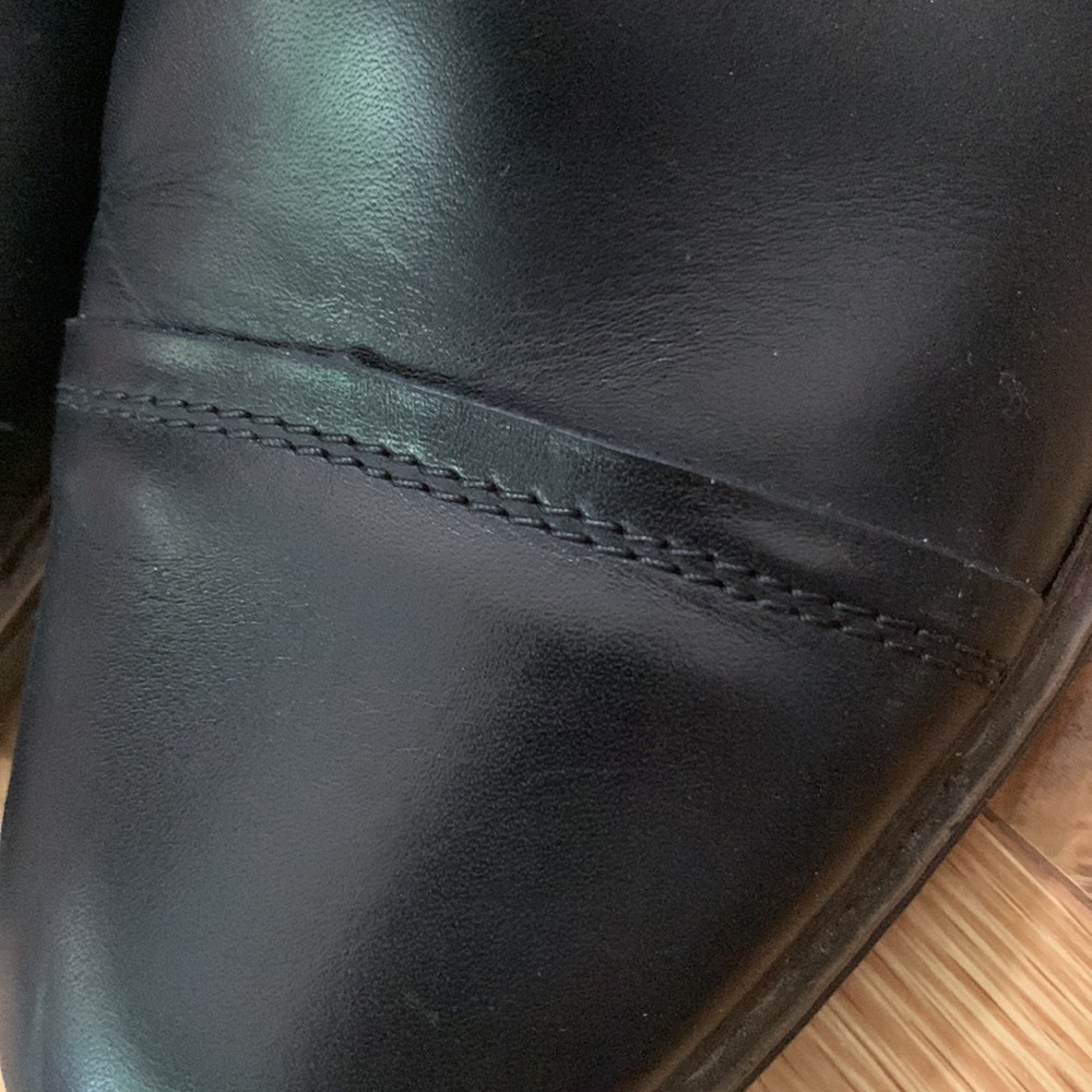 Rieker Mens Black Leather Shoes size 44 US Size 11 Like New Condition Sl… - Picture 15 of 16